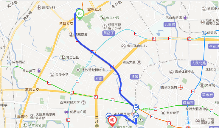 地铁2号线到杜甫草堂怎么走-第1张-交通-答答问