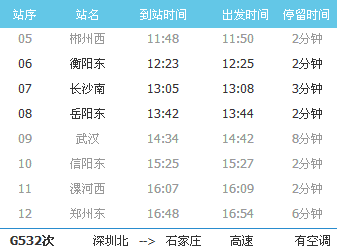 高铁532次途经站从衡阳市到岳阳市-第1张-交通-答答问