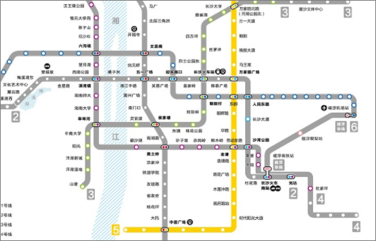 长沙5号地铁经过哪些站-第1张-交通-答答问