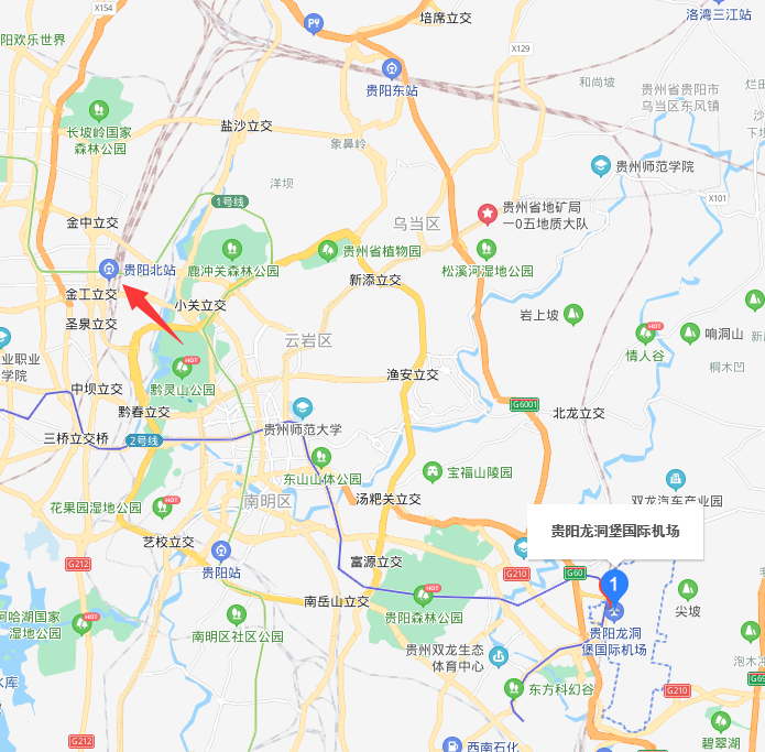 贵阳机场到动车东站或北站，哪个站方便-第1张-交通-答答问