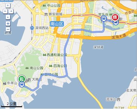 深圳地铁2号线到华侨城吗-第1张-交通-答答问