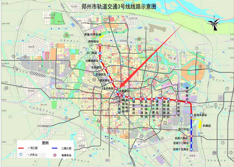 郑州地铁三号线有金水路南阳路站吗-第1张-交通-答答问