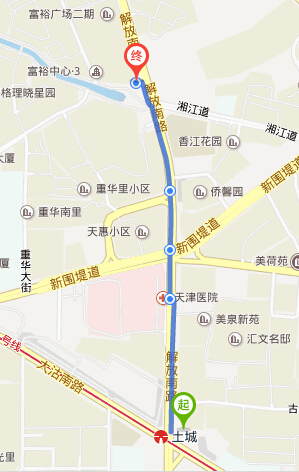 天津河西区解放南路富裕大厦 地铁哪站下-第1张-交通-答答问