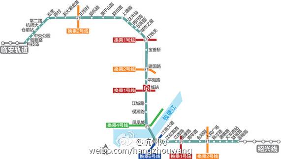 杭州地铁五号线从复兴大桥过江，还是打隧道过江-第1张-交通-答答问