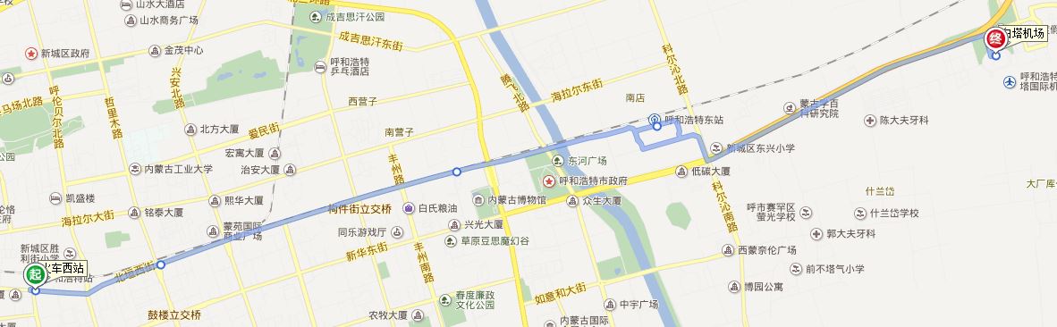 呼市火车站到白塔机场怎么走啊 有机场大巴吗 在哪里坐-第1张-交通-答答问