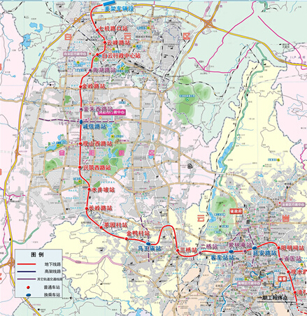 贵阳轨道交通的站点设置-第1张-交通-答答问