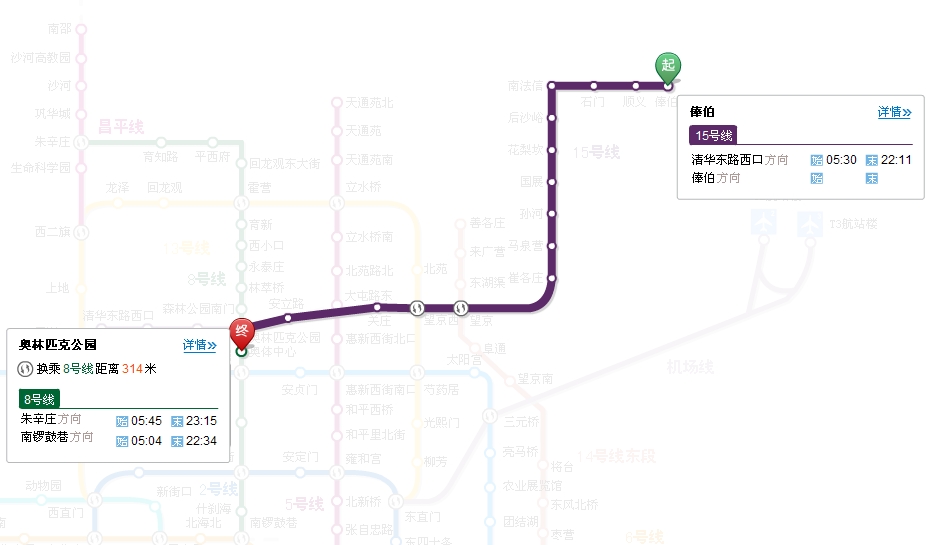 从俸伯站上地铁在哪儿换8号线-第1张-交通-答答问