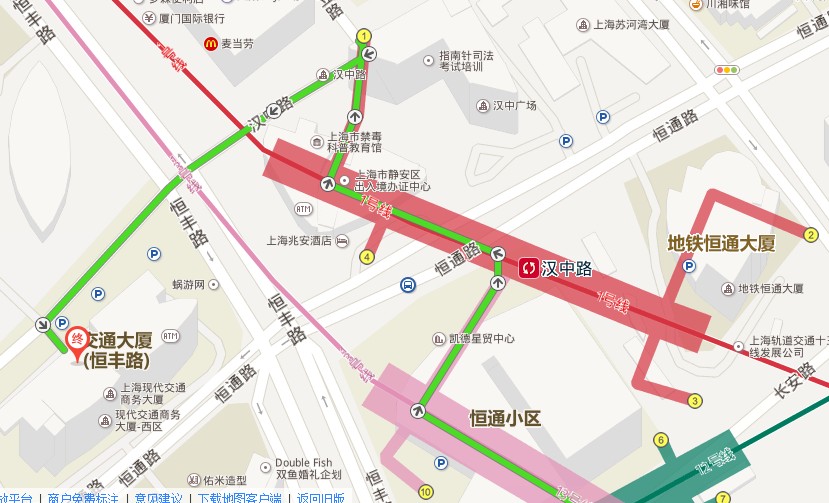 到汉中路258号,坐上海地铁13号线汉中路站,走哪个出口-第1张-交通-答答问