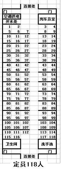 火车k378 3车厢所有靠窗户的座位号，要具体的。-第1张-交通-答答问