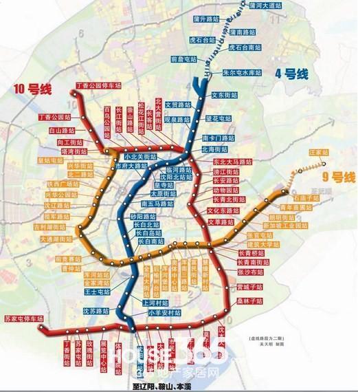 沈阳地铁五号线的沈阳地铁建设规划-第1张-交通-答答问