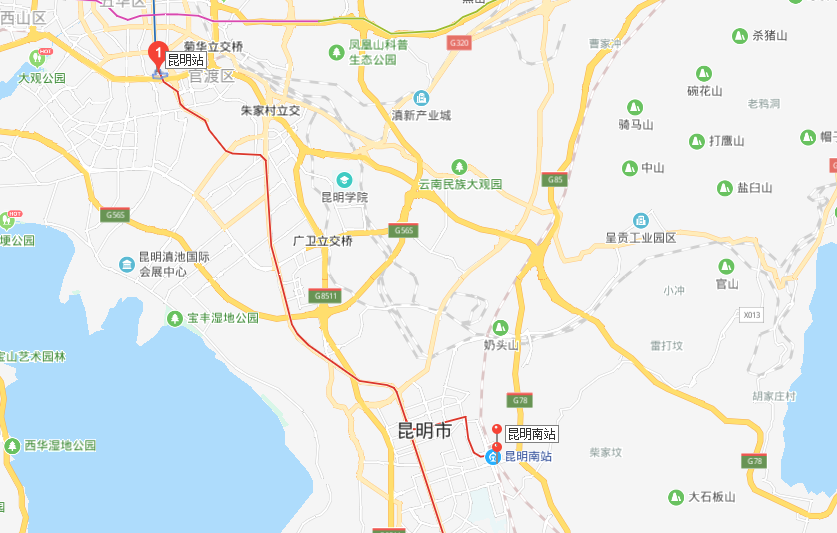 昆明和昆明南怎么分别-第1张-交通-答答问