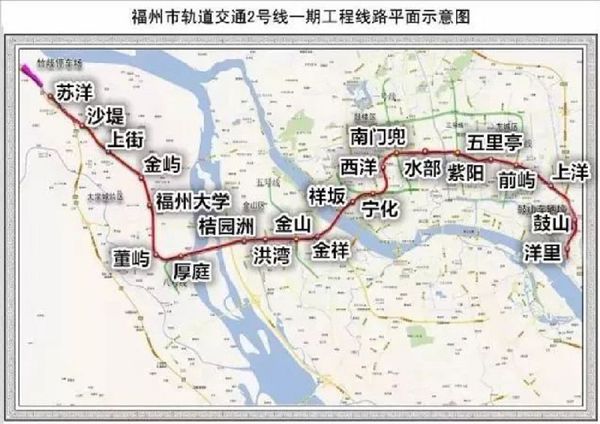 福州2号地铁通车，博士后B区离哪个站最近-第1张-交通-答答问