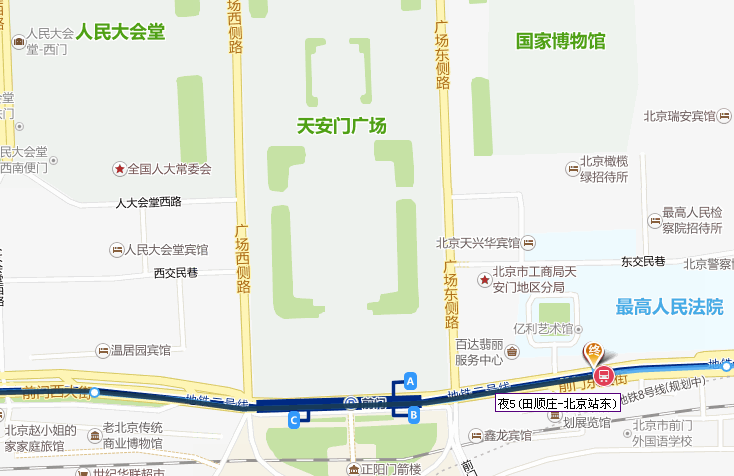 早上4点半从北京西站到天安天广场-第1张-交通-答答问