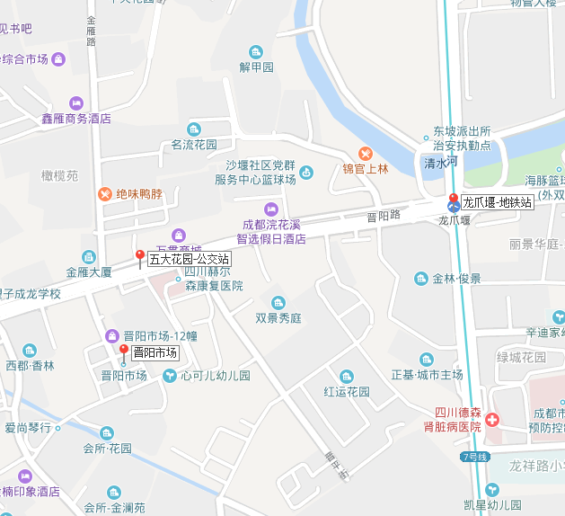 如何坐公交，地铁去成都的晋阳市场-第1张-交通-答答问