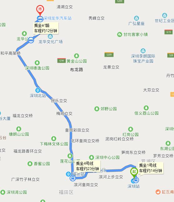 从深圳火车站坐几号地铁到龙华-第1张-交通-答答问