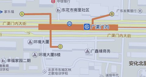 北京地铁7号线广渠门内站出口几个在哪-第1张-交通-答答问