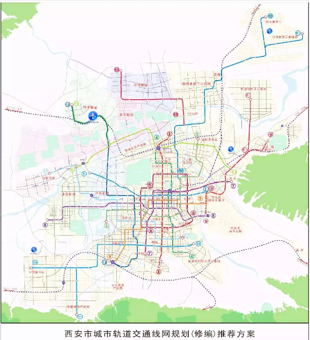 西安地铁十号线在市内的具体线路-第1张-交通-答答问