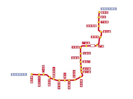 西安地铁三号线线路图-第1张-交通-答答问