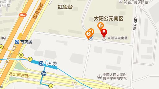 芍药居地铁站哪个出口是太阳公元-第1张-交通-答答问
