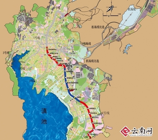 昆明地铁3号线的线路概况-第1张-交通-答答问
