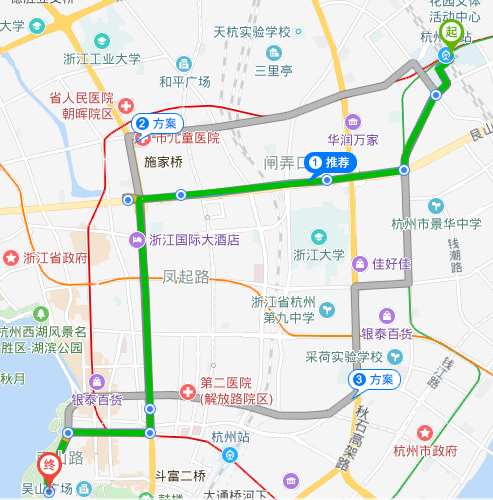 请问杭州东站到西湖景区有多远-第1张-交通-答答问