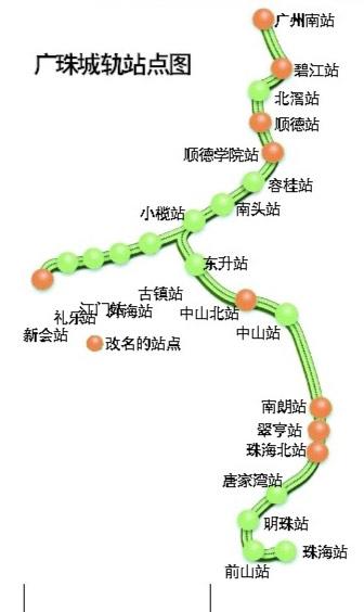 广州南站到珠海站轻轨时刻表-第1张-交通-答答问