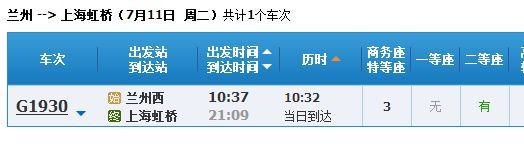 兰州到上海的高铁呢-第1张-交通-答答问