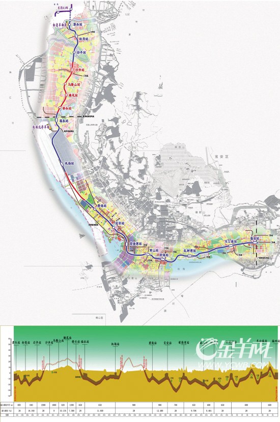 深圳市地铁11号线的规划图-第1张-交通-答答问