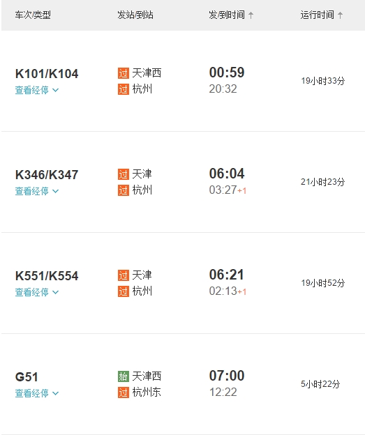 白洋淀站有到杭州的火车吗-第1张-交通-答答问