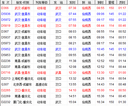 武汉有高铁到仙桃吗-第1张-交通-答答问