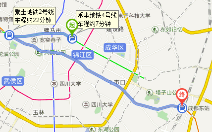 成都太升南路地铁站到成都东站坐几号线地铁-第1张-交通-答答问