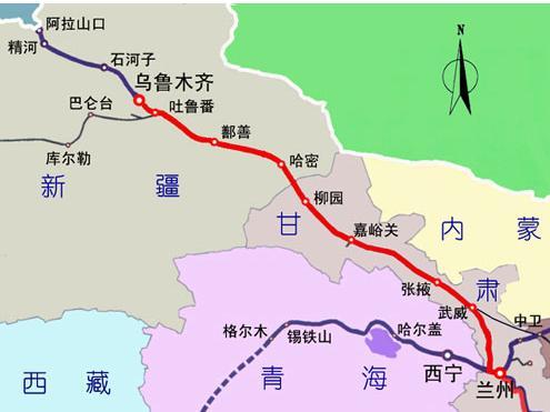 兰新铁路的介绍-第1张-交通-答答问