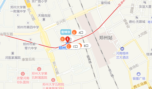 郑州火车站附近的地铁站在哪里-第1张-交通-答答问