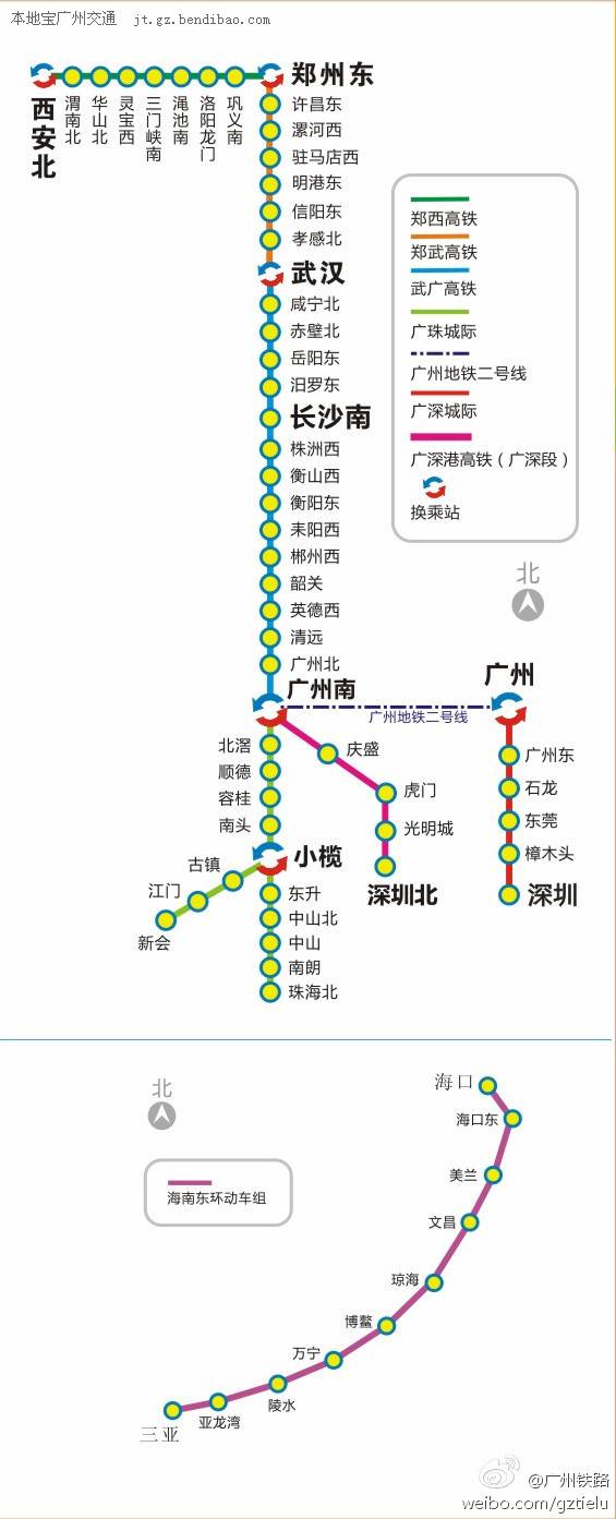 请问哪些动车，高铁是属于广铁集团的谢谢，请详细-第1张-交通-答答问