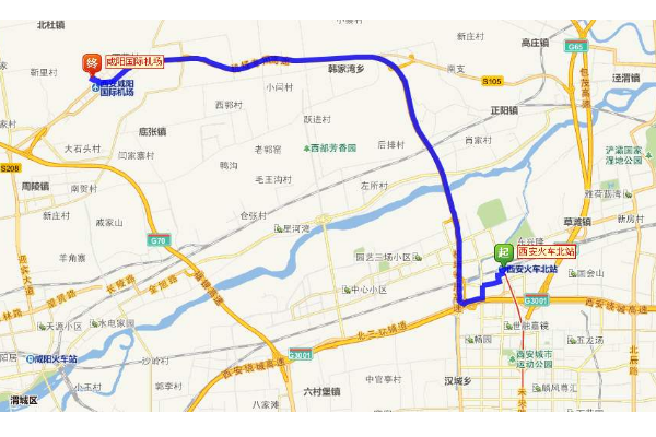 西安到咸阳机场有直达地铁么-第1张-交通-答答问