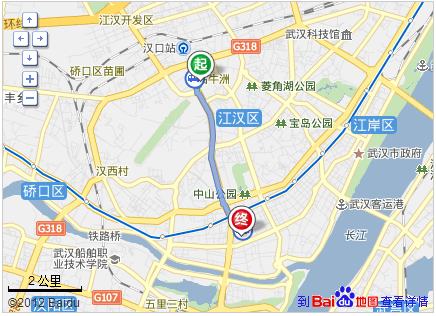 武汉葛洲坝国际广场到武汉一医院坐几路公交车-第1张-交通-答答问