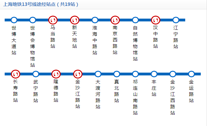 上海地铁13号线线路图-第1张-交通-答答问