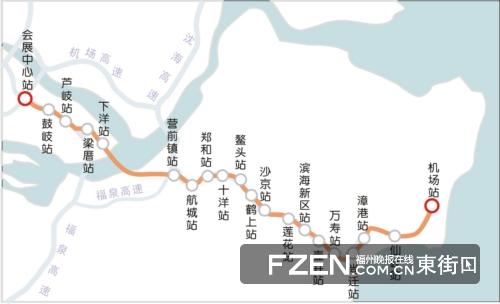 福州地铁六号线的途径站点-第1张-交通-答答问