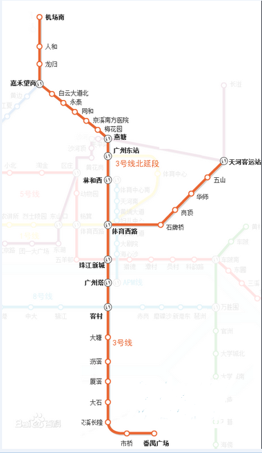 广州地铁那个3号线怎么坐的-第1张-交通-答答问
