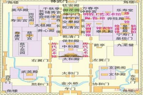 故宫博物院地图-第1张-旅游-答答问
