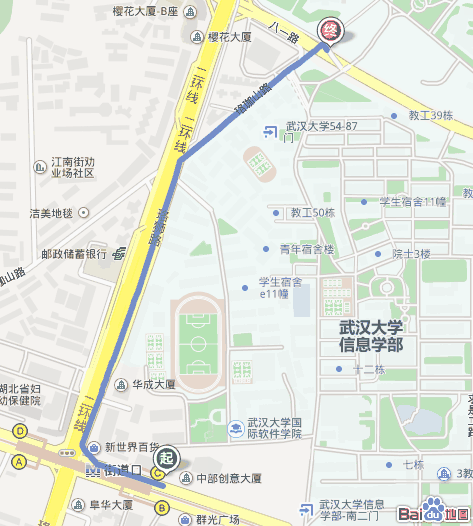 地铁2号线街道口站哪个出口到武汉大学正大门-第1张-交通-答答问