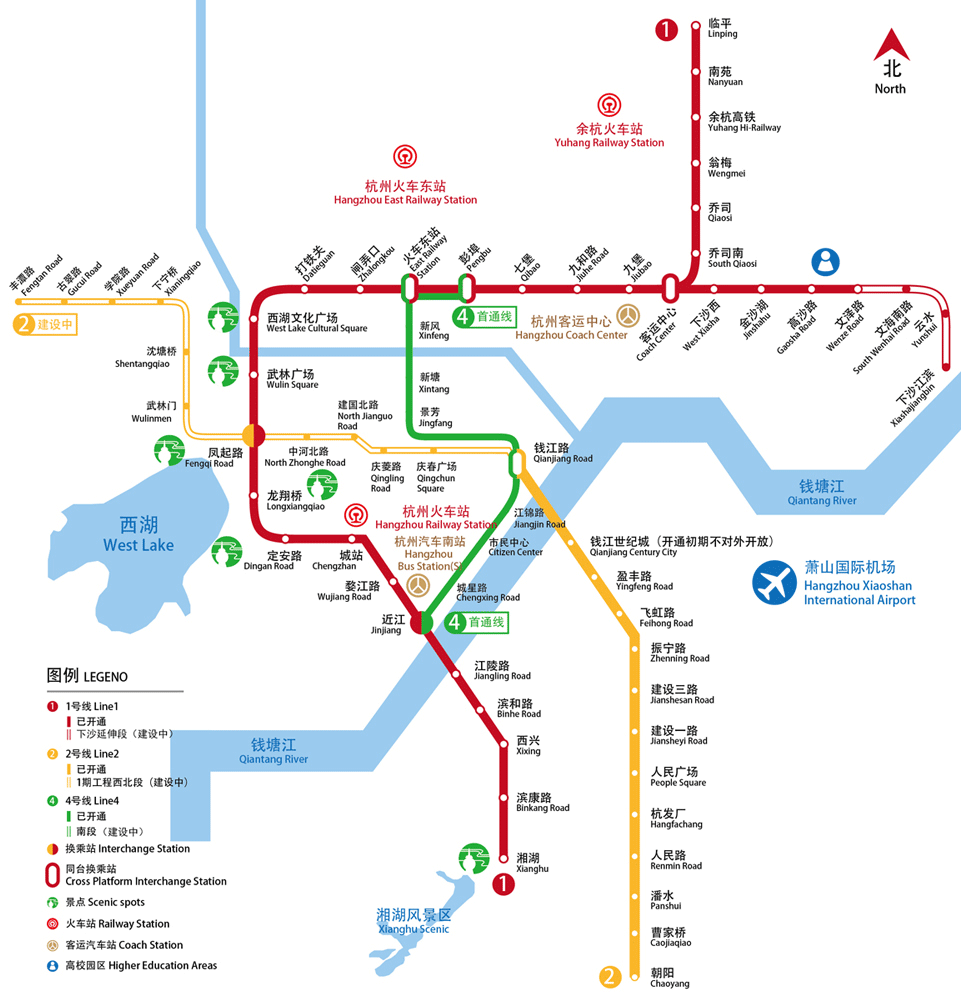 杭州目前有几条地铁线路啊-第1张-交通-答答问