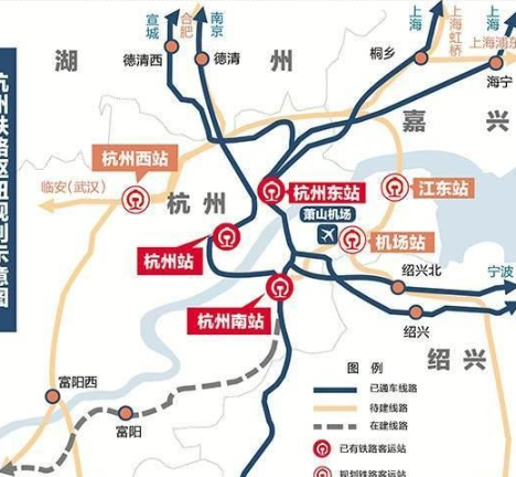 杭州、南京、合肥，长三角3大副中心，米字型高铁网走向怎么样呢-第1张-交通-答答问