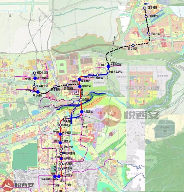 西安市地铁十号线杨家庄站具体在什么位置-第1张-交通-答答问