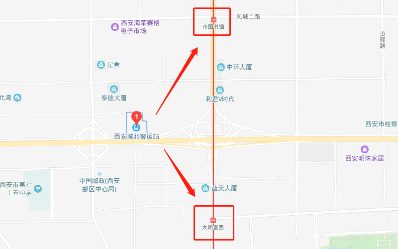从西安城北客运站下车去哪个地铁站比较近-第1张-交通-答答问