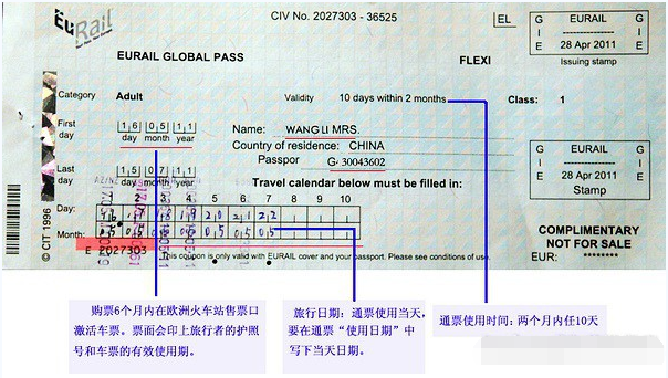 欧洲通票Eurial Pass的使用方法-第1张-交通-答答问