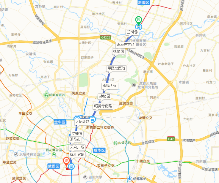 从锦水河到川大华西医院坐地铁几号线可以-第1张-交通-答答问