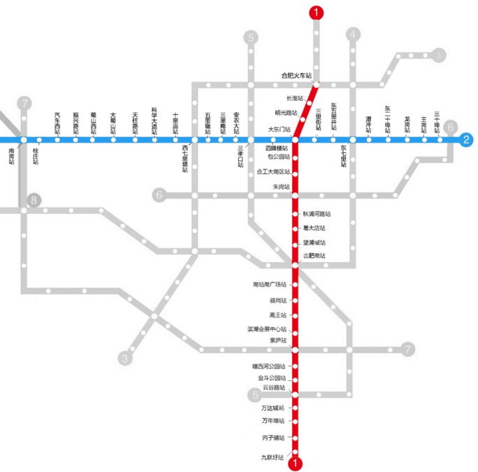 请问合肥火车站坐地铁坐几路线-第1张-交通-答答问
