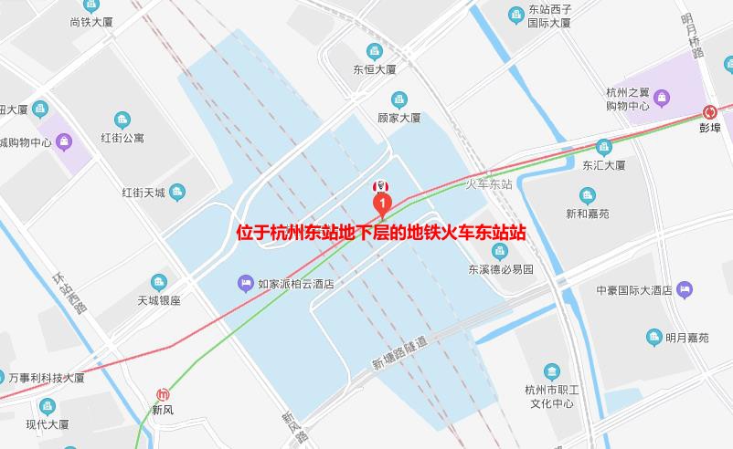 杭州东站怎么坐地铁1号线-第1张-交通-答答问
