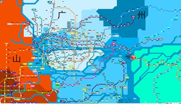 跪求远期广州地铁线路图-第1张-交通-答答问
